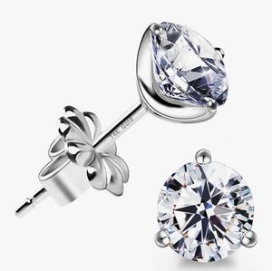 Elegant Silver Stud Earrings